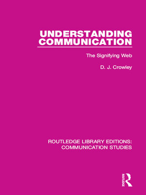 cover image of Understanding Communication